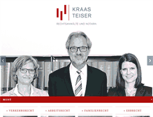 Tablet Screenshot of kraas-bienstein.de